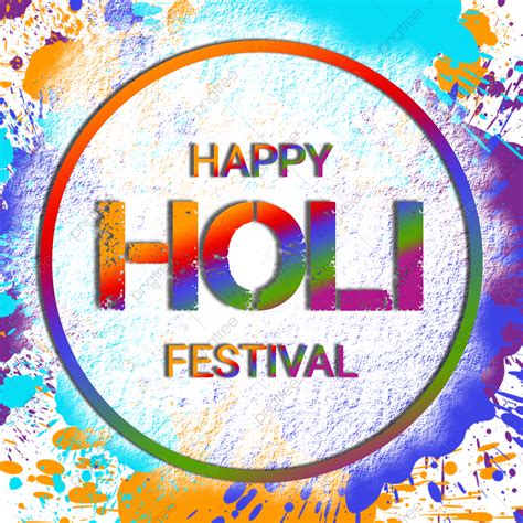 Holi Festival Png Picture Happy Holi Festival Transparent Design