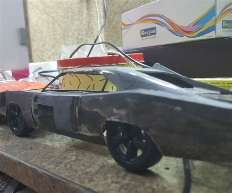 A Scale Model Car Body From Trash 13 Steps With