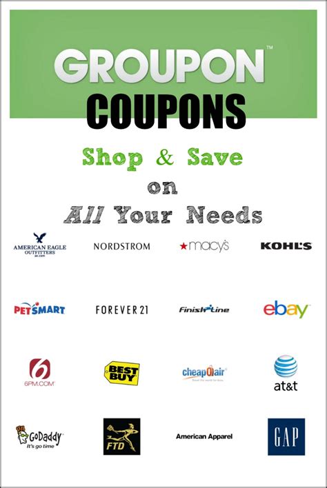 Groupon Coupons Shop And Save On All Your Needs