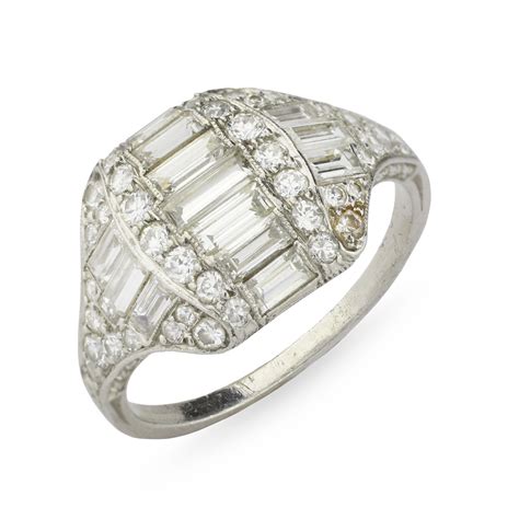 Tiffany And Co Art Deco Diamond Ring Fd Gallery