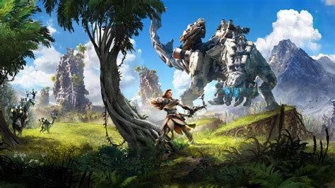 horizon zero dawn™ 중국어 간체자 한국어 영어