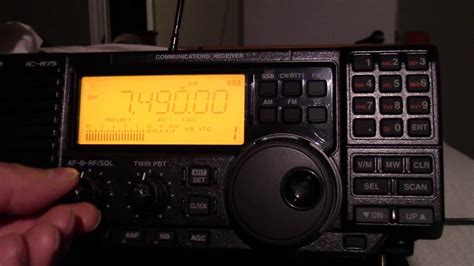 A Quick Look At The Icom Ic R75 Shortwave Receiver Youtube