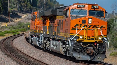 4k Bnsf Freight Train Action Around San Diego Ca Youtube