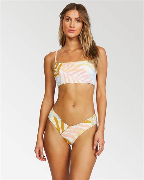 Billabong Tropic Jungle Fiji Mutandina Bikini Reversibile Multi