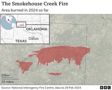 Texas Battles Second Biggest Wildfire In US History