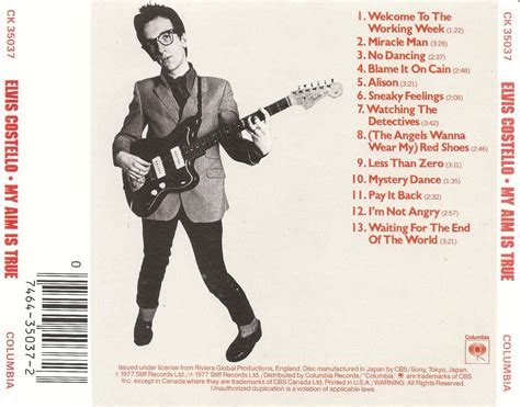 the first pressing cd collection elvis costello my aim is true