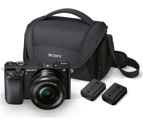 Sony A6000 Mirrorless Camera With 16 50 Mm F35 56 Lens And Accessories