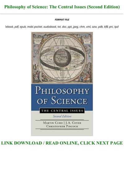 Pdf Philosophy Of Science The Central Issues Second Edition Full Pdf