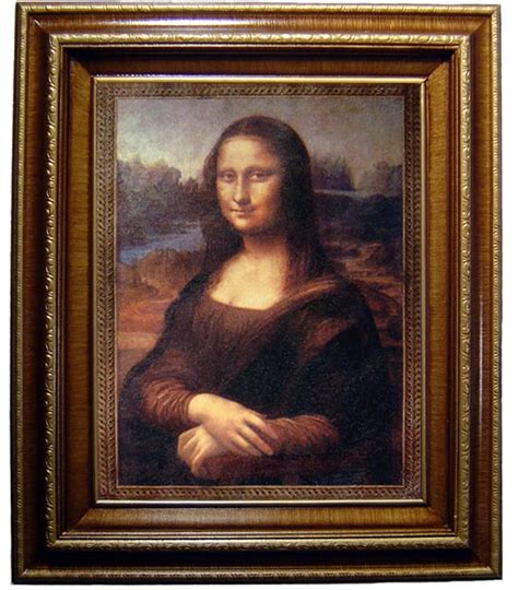 Mona Lisa Framed Canvas Bed Bath And Beyond 642832