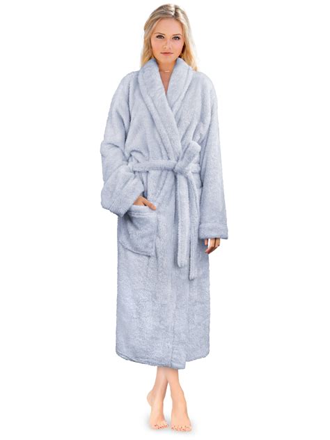 Pavilia Premium Womens Plush Soft Robe Fluffy Warm Fleece Sherpa