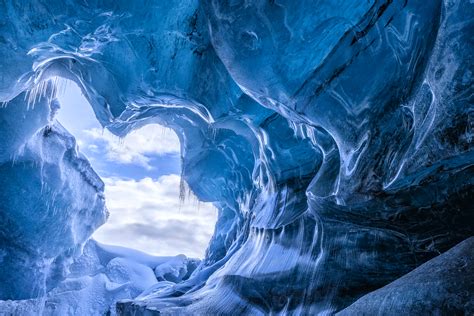 Ice Cave 4k Ultra Hd Wallpaper Background Image 5611x3741