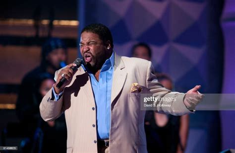 Singer Gerald Levert Performs At Black Entertainment Televisions