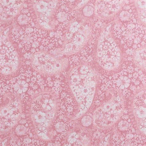 108 Quilt Backing Floral Paisley Fabric Pink Paisley Fabric