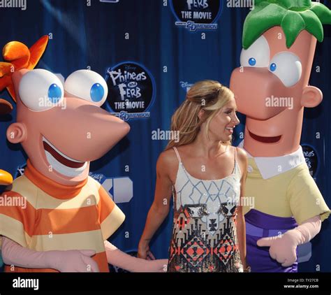 Actress Ashley Tisdale The Voice Of Candace In The Animated Comedy