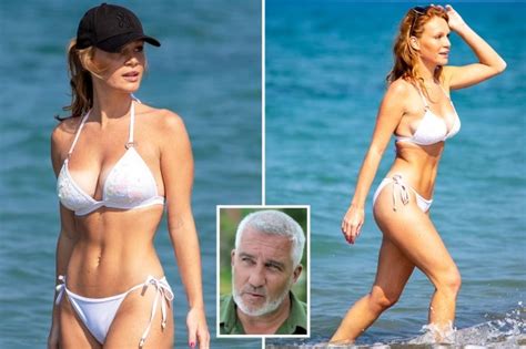 paul hollywood s ex summer monteys fullam shows bake off star what he s missing as she soaks up