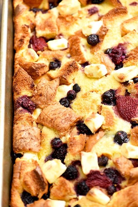 Mixed Berry French Toast Bake Onion Rings And Things
