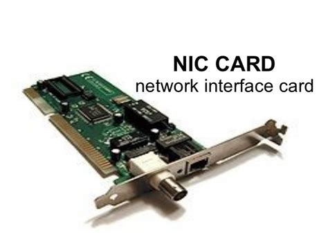 Nic Card Presentation By Asp