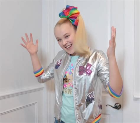 I love being a positive role model and i want everyone to know it's ok to be a kid and to not worry about. Jojo Siwa - Celebrity biography, zodiac sign and famous quotes