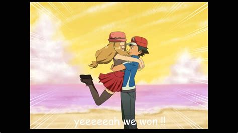 Ash And Serena Kissing Youtube