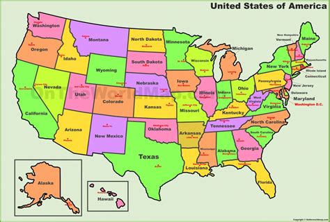 Printable Map Of The United States With States Labeled Printable Us Maps