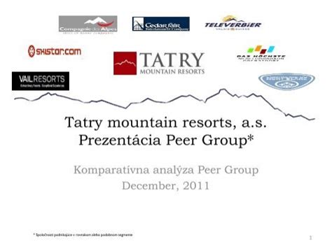 Tatry Mountain Resorts A S Peer Group Presentation