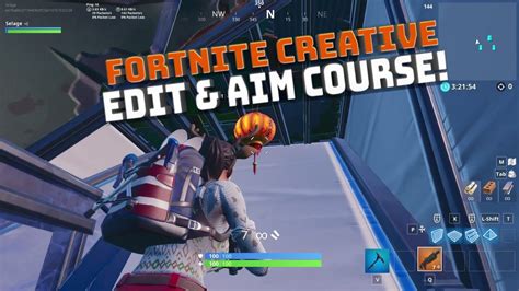 Don't ask questions like how to use this. Creative Mode Shotgun Aim and Edit Courses! - Fortnite ...