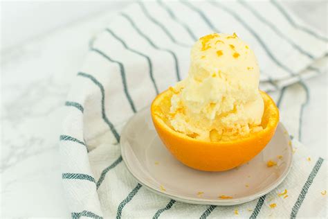 Homemade Orange Sherbet The Hurried Hostess