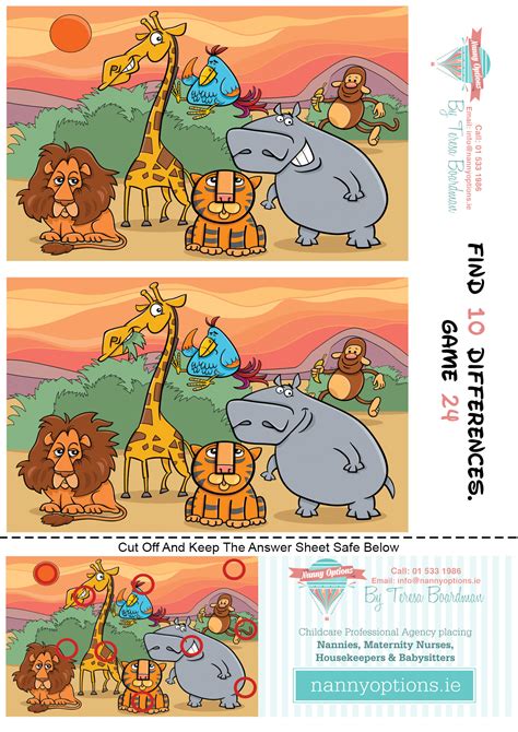 Find The Difference Pictures Printable Printable Templates