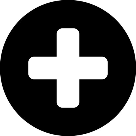 Plus Sign In A Black Circle Svg Png Icon Free Download 52098