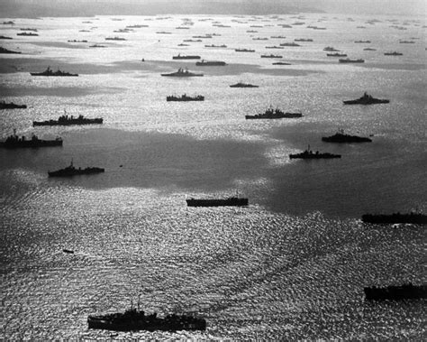 The Us Pacific Fleet Getting Ready For Battle During The Marshall