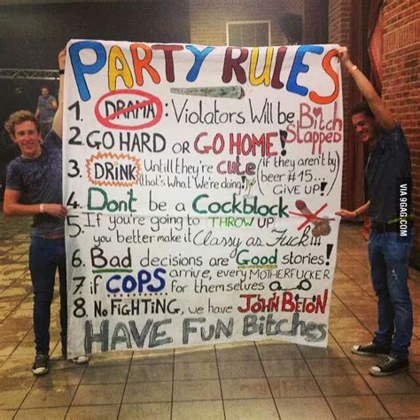 rules for the most awesome party ever 21st party 18th birthday party party party happy