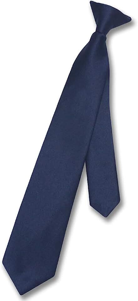 Navy Blue Clip On Tie