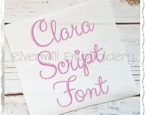 Anna Script Machine Embroidery Font Monogram Alphabet 3 Sizes Etsy Uk
