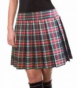 School Uniform Plaid Skirts For Juniors