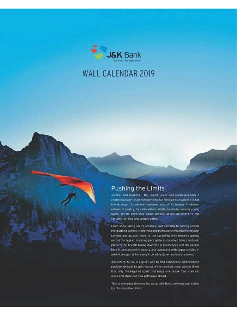 Jandk Bank Calendar 2019 Pdf