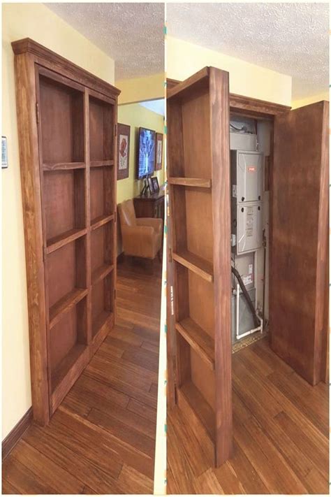 Ana White Bookshelf Hidden Doors Over Closet Diy Projects Diy Closet