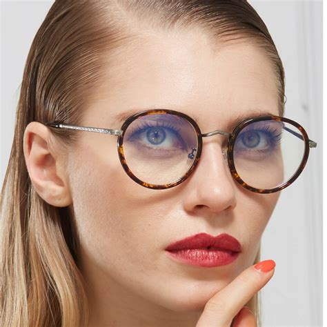 2016 new high quality metal art optical glasses clear lens tr90 myopia glasses frame women retro