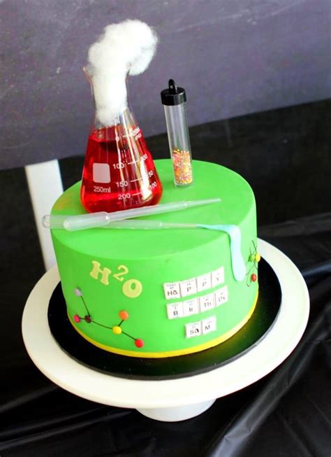 Simple Science Birthday Cake