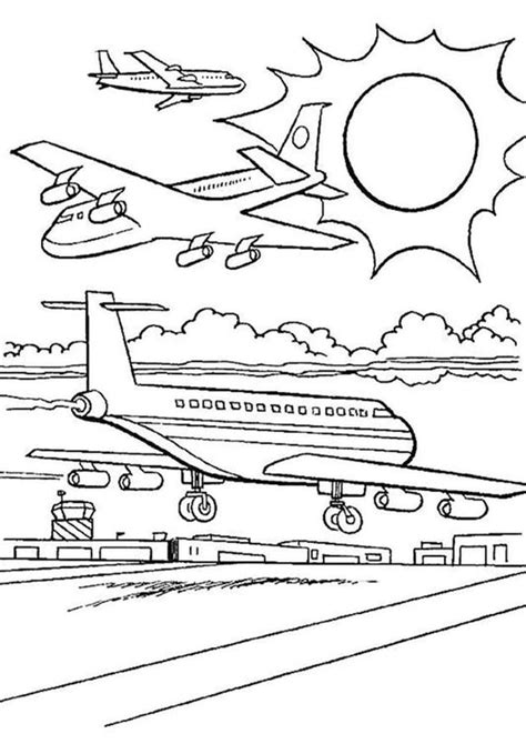 Free And Easy To Print Airplane Coloring Pages Airplane Coloring Pages