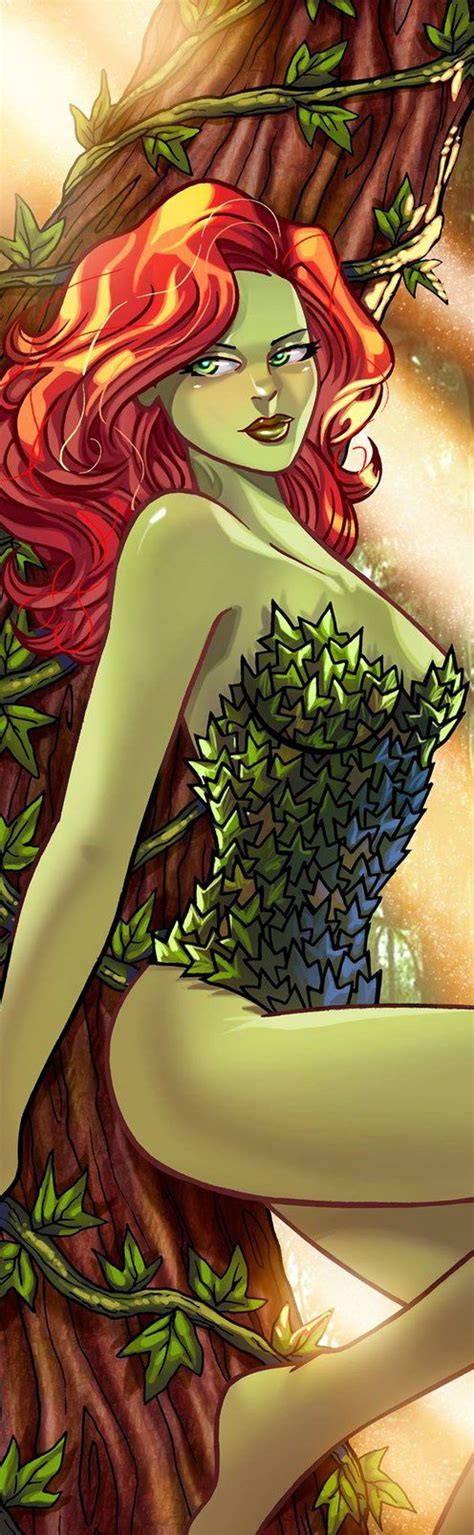 Poison Ivy Panel Art 2 Green Version By Richbernatovech Poison Ivy