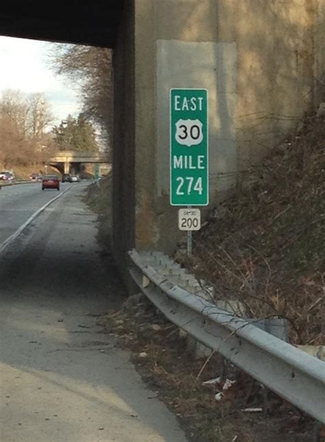 New Mile Markers On The Route 30 Bypass Thorndale Fire Company
