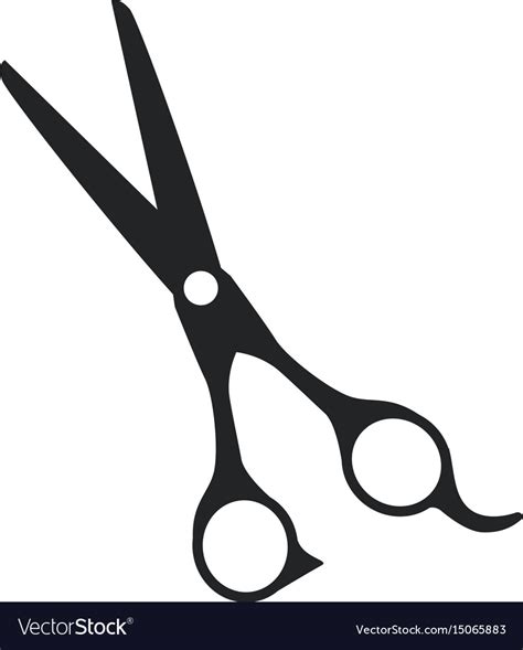 Hairdressing Scissors Accessory Royalty Free Vector Image
