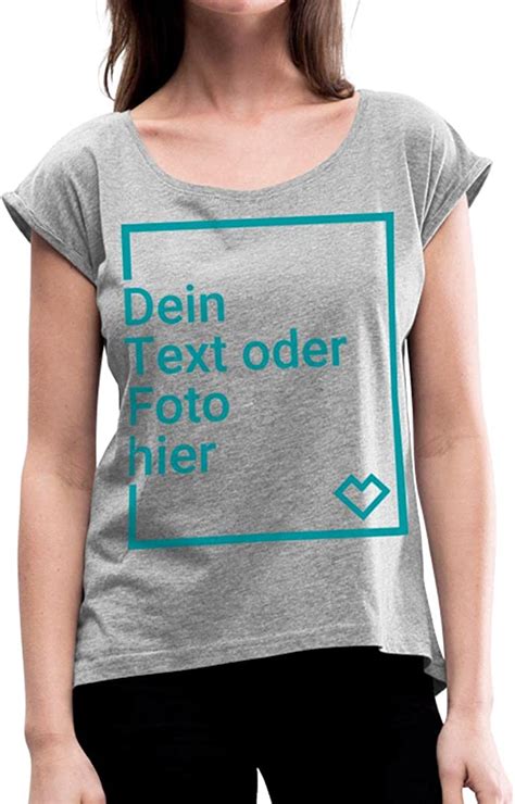 spreadshirt personalisierbares t shirt selbst gestalten mit foto und text wunschmotiv frauen t