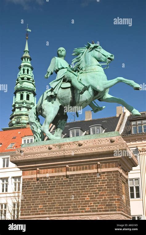 The Monument Of The Warrior Bishop Absalon At Højbro Plads Copenhagen