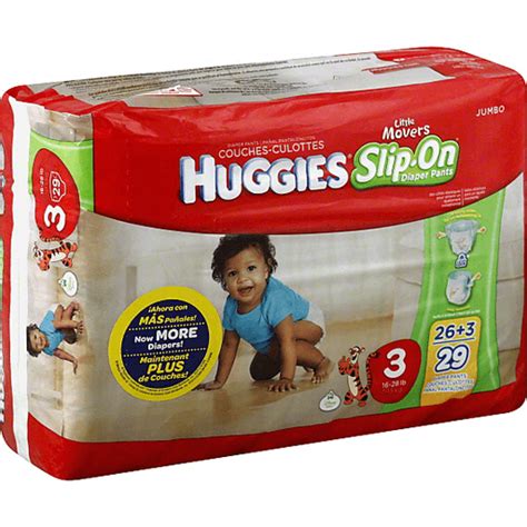 Huggies Little Movers Slip On Diaper Pants Size 3 Diapers And Training