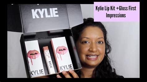 Kylie Jenner Lip Kit And Kylie Jenner Lip Gloss Review Youtube
