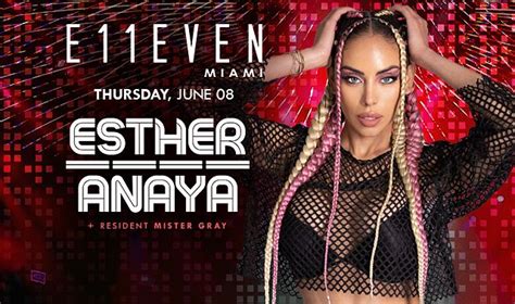 Esther Anaya Tickets At E11even Miami In Miami By 11 Miami Tixr