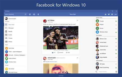 Facebook Update Download Available For Windows 10 With