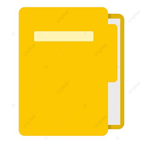 أيقونة مجلد ملف أصفر معزولة مجلد قصاصات فنية مجلد الايقونات أيقونات