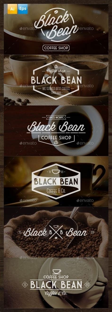 Choose from hundreds of fonts that best reflect your brand identity. 6 Vintage Coffee Logo | Coffee logo, Coffee shop logo ...